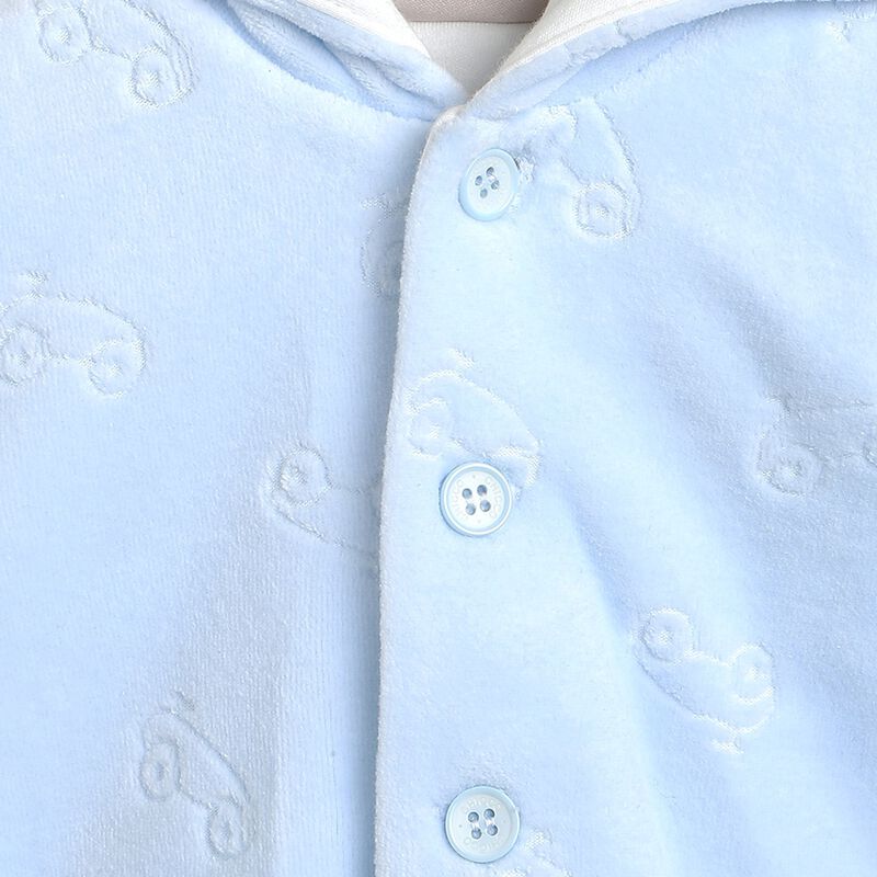 Jacquard Cardigan  With Hood image number 2